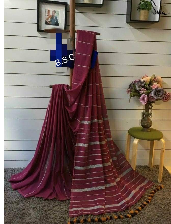 Beautifully Crafted slub gicha Saree collection