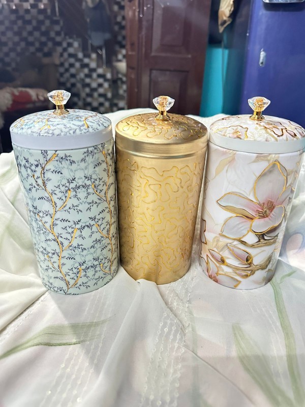 Decorative storage jars